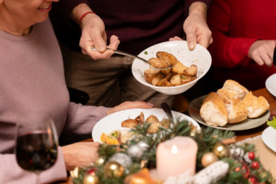 Cena navideña para personas diabéticas